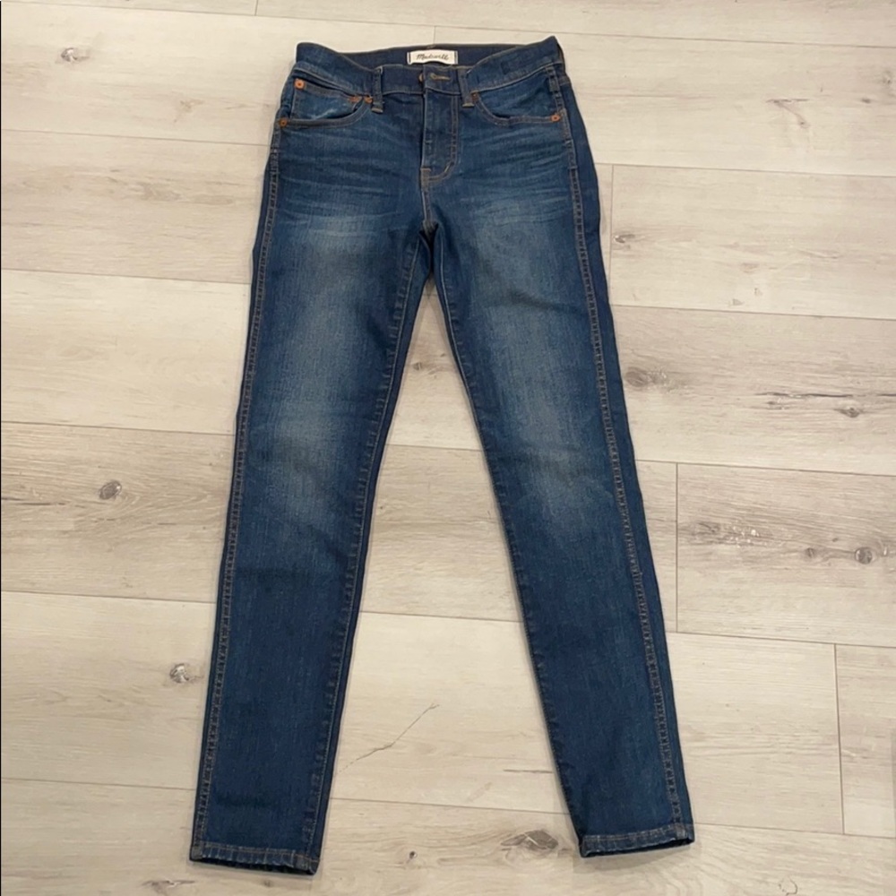 Madewell 9” high rise skinny jeans